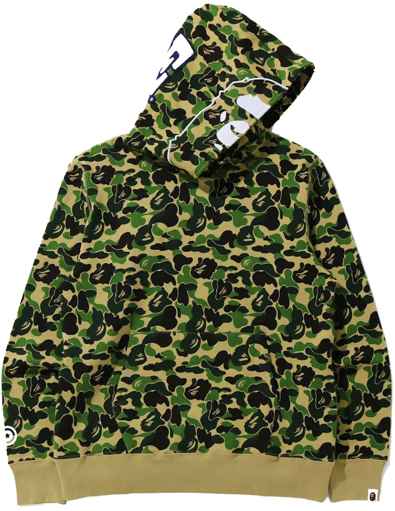 BAPE ABC Camo 2nd Ape Wide Fit Pullover Hoodie Green Men's - FW21 - US