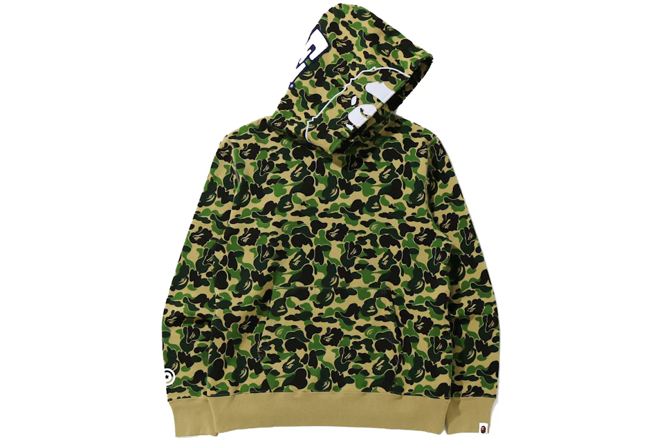 BAPE ABC Camo 2nd Ape Wide Fit Pullover Hoodie Green