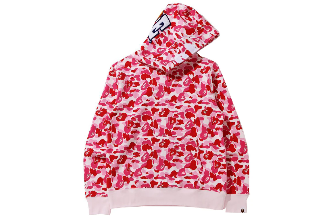 BAPE ABC Camo 2nd Ape Wide Fit Pullover Hoodie Pink