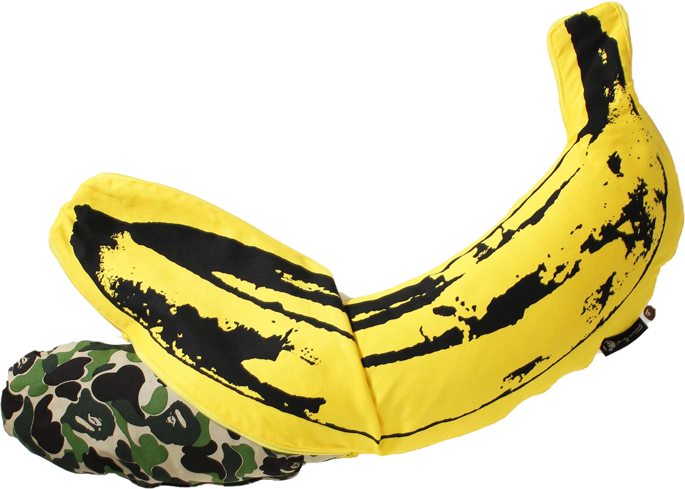 BAPE ABC Camo Andy Warhol Banana Cushion (Large) Green - US BAPE ABC Camo Andy Warhol Banana Cushion (Large) Green - US