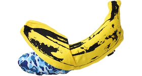 BAPE ABC Camo Andy Warhol Banana Cushion (Small) Blue
