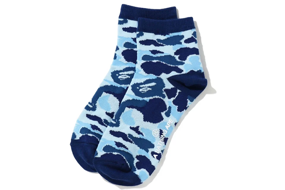 BAPE ABC Camo Ankle Socks (SS20) Blue