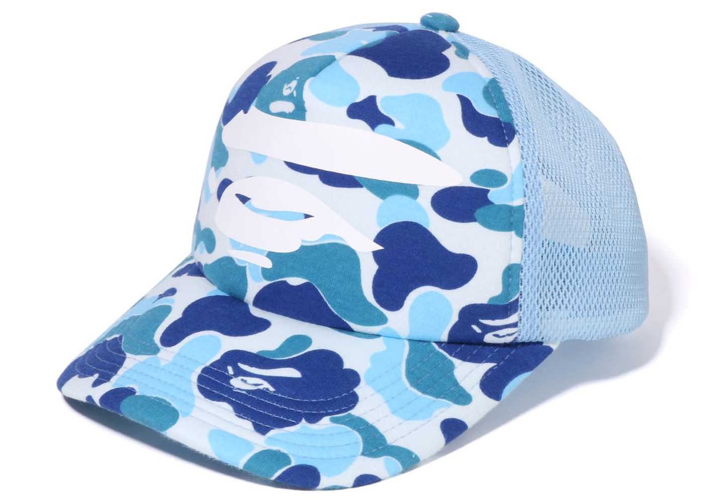 BAPE ABC Camo Ape Face Mesh Cap Pink - SS23 - US