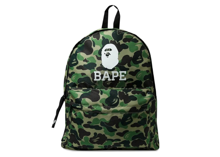 BAPE ABC Camo Ape Head Daypack Backpack Green