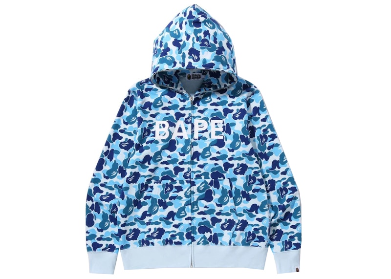 BAPE ABC Camo BAPE Full Zip Hoodie Blue