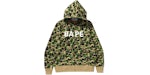 BAPE ABC Camo BAPE Full Zip Hoodie Green
