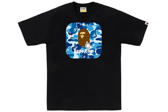 BAPE ABC Camo BAPE Online ABC Tee Black/Blue