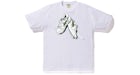 BAPE ABC Camo Bapesta Tee White/Green