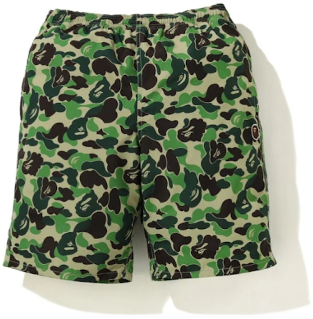 BAPE ABC Camo Beach Shorts (SS20) Green Men's - SS20 - GB