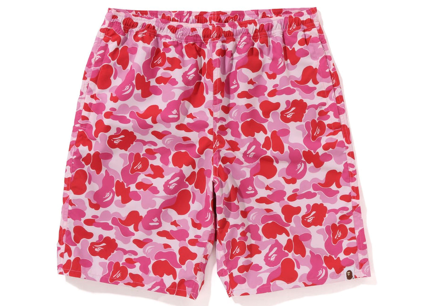 BAPE ABC Camo Beach Shorts (SS23) Pink Men's - SS23 - US