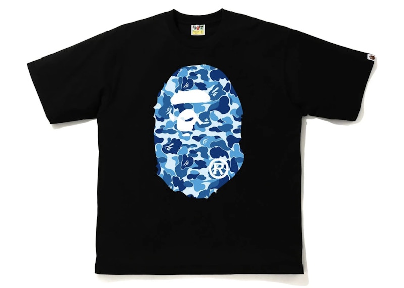 bape blue camo shirt