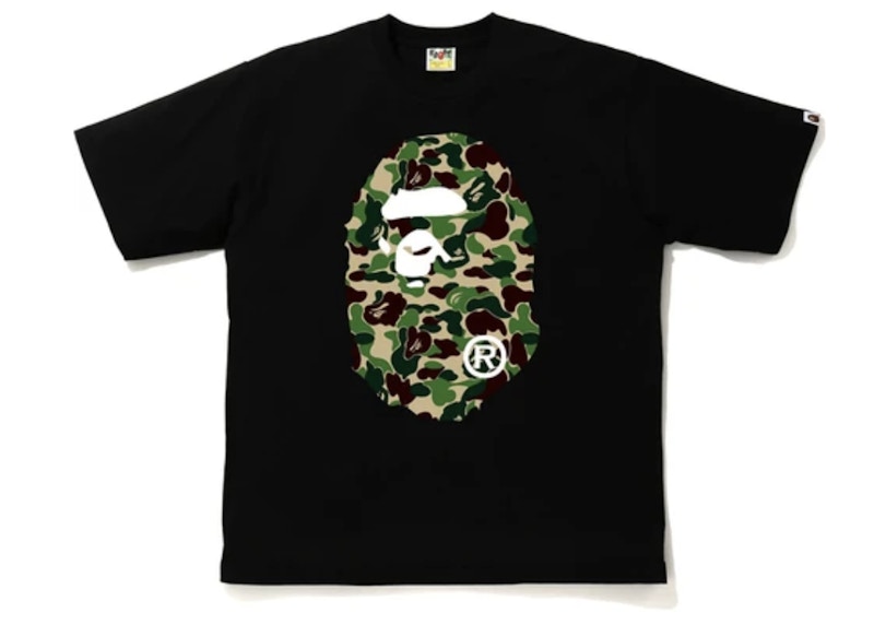 A BATHING APE - XL BAPE X ASSC ABC CAMO TEE GREENの+mec