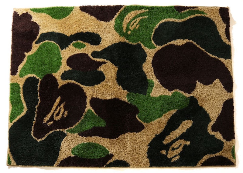 BAPE ABC Camo Big Rug Mat Green