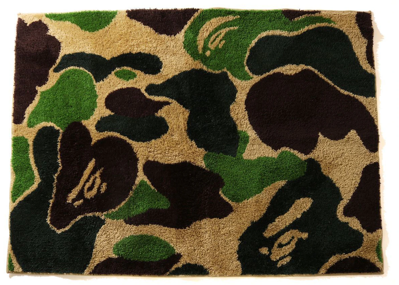 BAPE ABC Camo Big Rug Mat Green - US