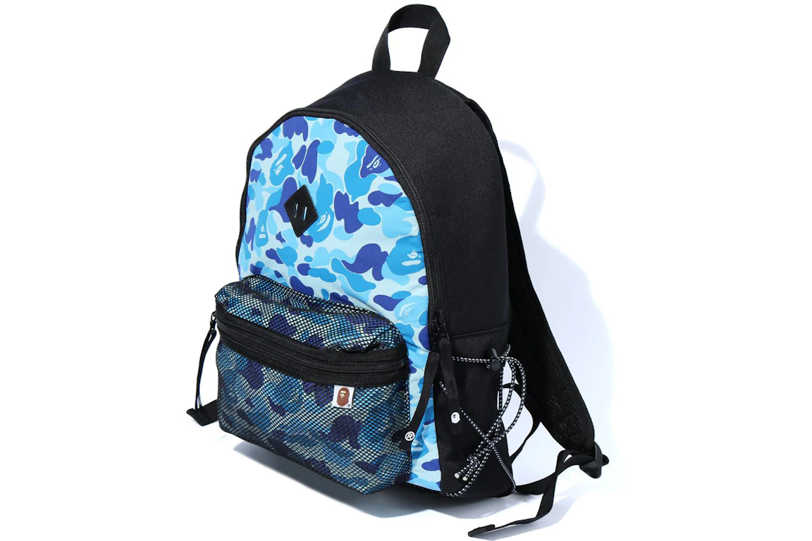 BAPE ABC Camo Bungee Cord Day Pack Blue