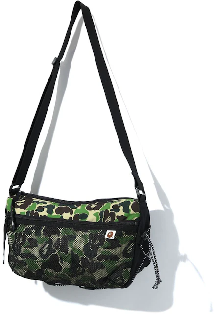 BAPE ABC Camo Bungee Cord Shoulder Bag Green - SS20 - GB