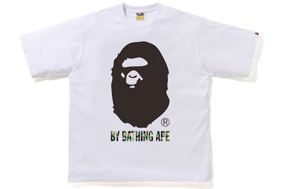 BAPE ABC Mimetico By A Bathing Ape Relaxed Fit Tee Bianco/Verde
