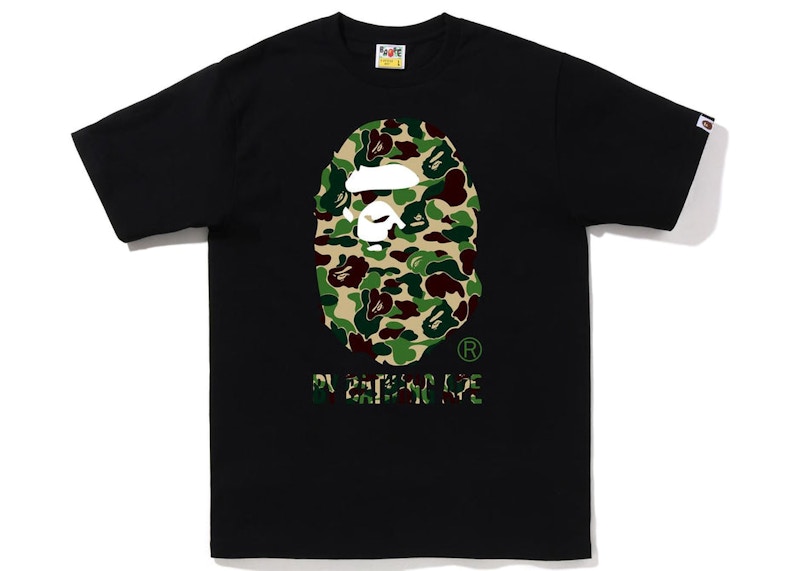 BAPE ABC Camo By Bathing Ape Tee Black/Green Men's - Multiple