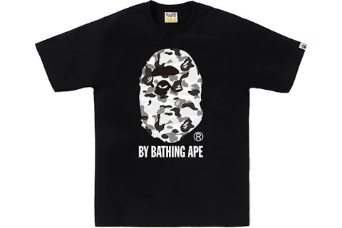 Black Cheap Bape T Shirt BAPE ABC Camo By Bathing Ape Tee Black
