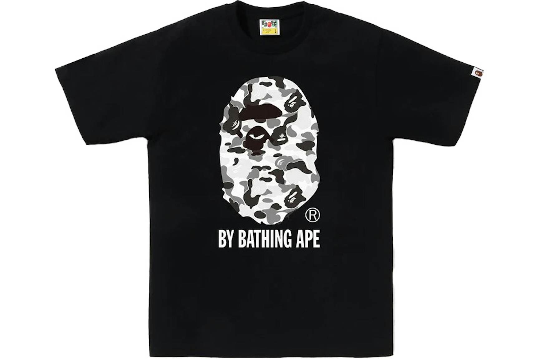 BAPE ABC Camo By Bathing Ape Tee Black/Grey Men's - US