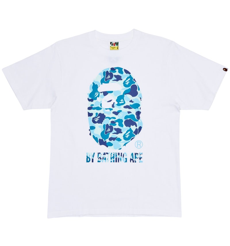 BAPE ABC Camo By Bathing Ape Tee White/Blue Men's US