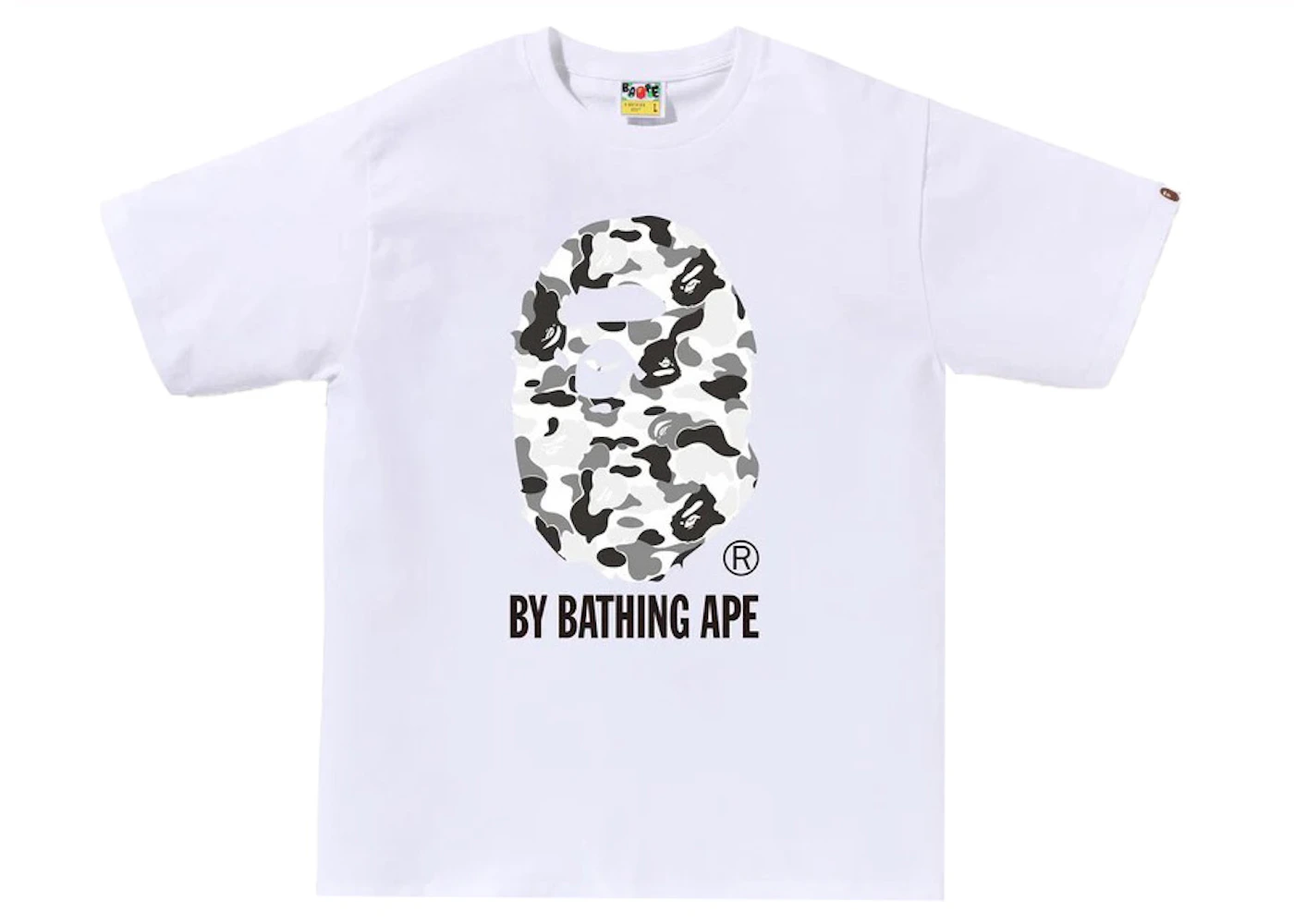 BAPE ABC Camo By Bathing Ape Tee White/Grey Men's US