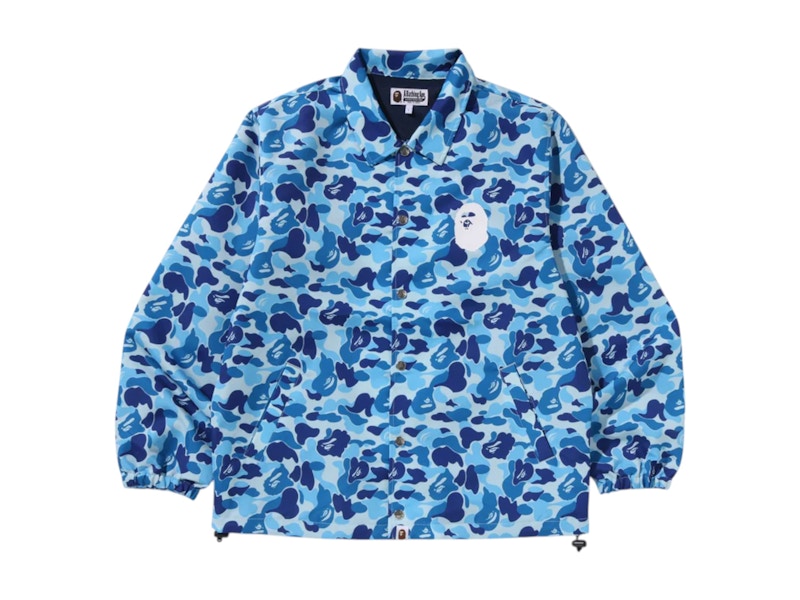 ジャケット・アウター Bape blue camo coach jacket BAPE ABC Camo Coach Jacket Blue Men's - SS25 - US
