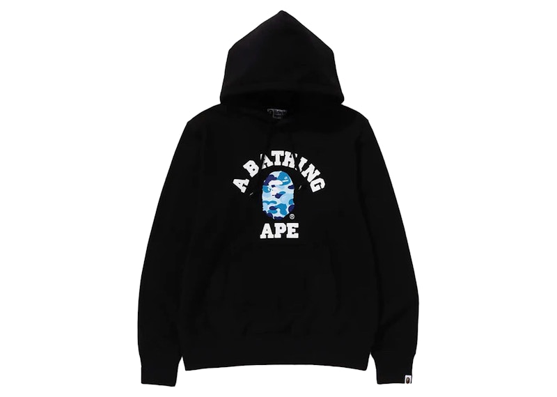 Black and blue bape 2024 hoodie