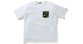 BAPE ABC Camo College Relaxed Fit Pocket Tee White