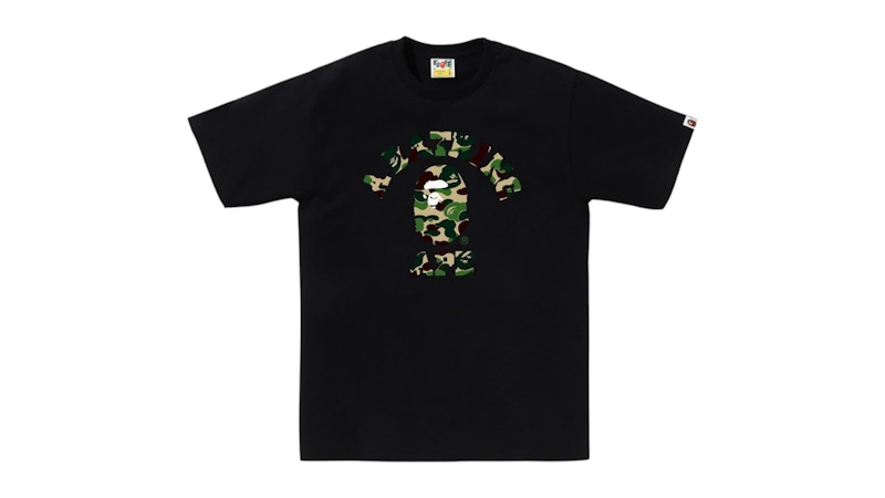 BAPE ABC Camo College (SS25) Tee Black/Green Men's - SS25 - US