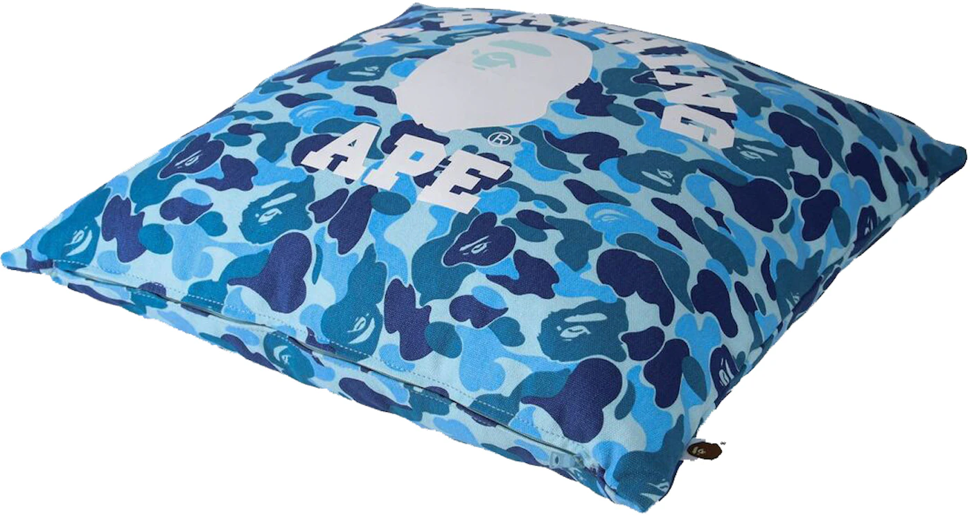 BAPE x Fabrick ABC Camo Square Cushion Blue