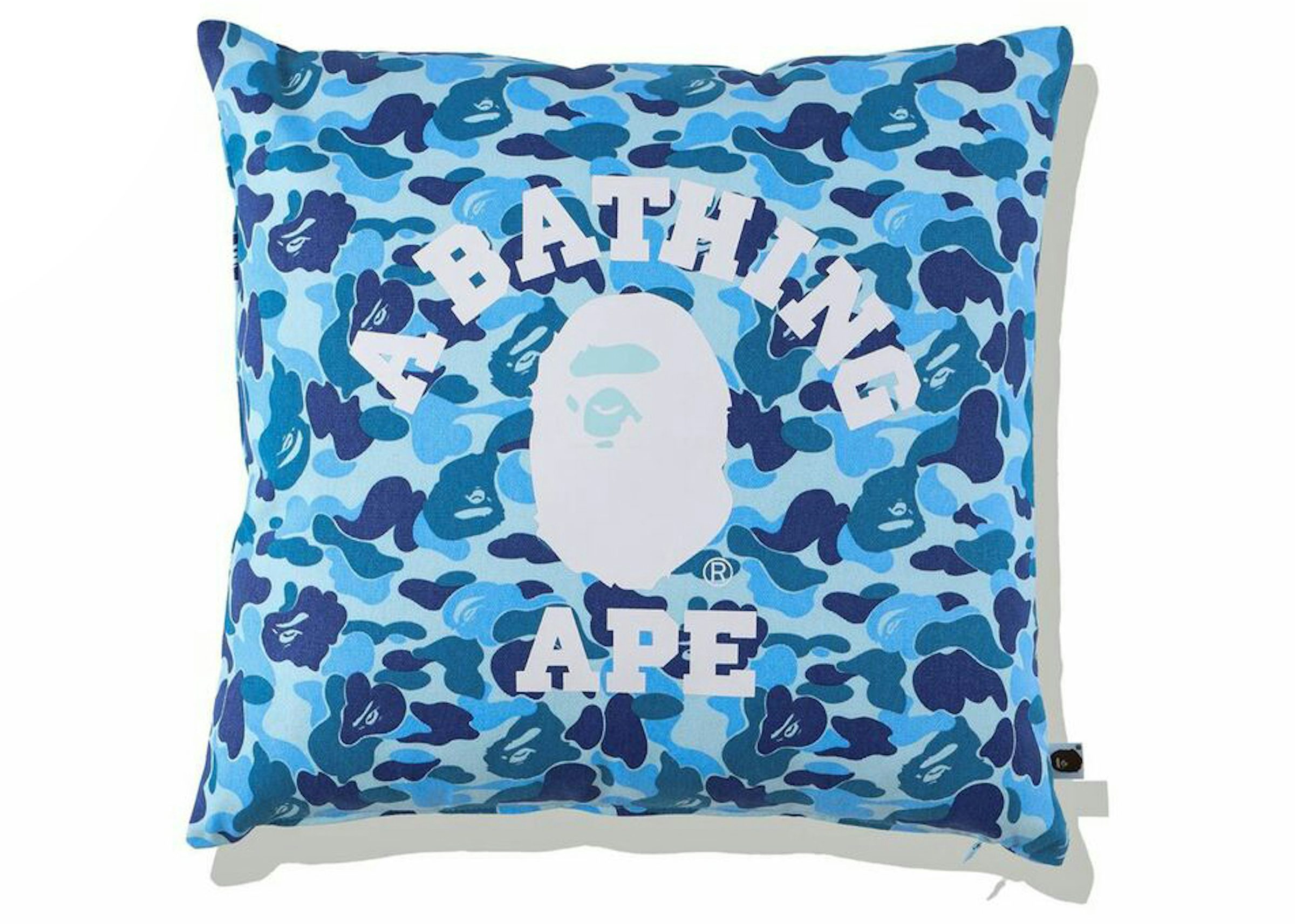 Blue Monster Bape Throw Pillow by Decobyamina