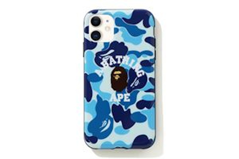 BAPE ABC Camo College iPhone 11 Case Blue FW19 US