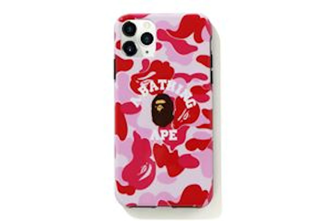 BAPE ABC Camo College iPhone 11 Pro Max Case Pink