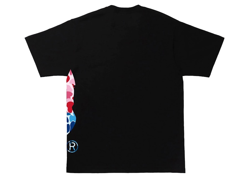 BAPE ABC Camo Crazy Side Big Ape Head Tee Black Men's - SS22 - US