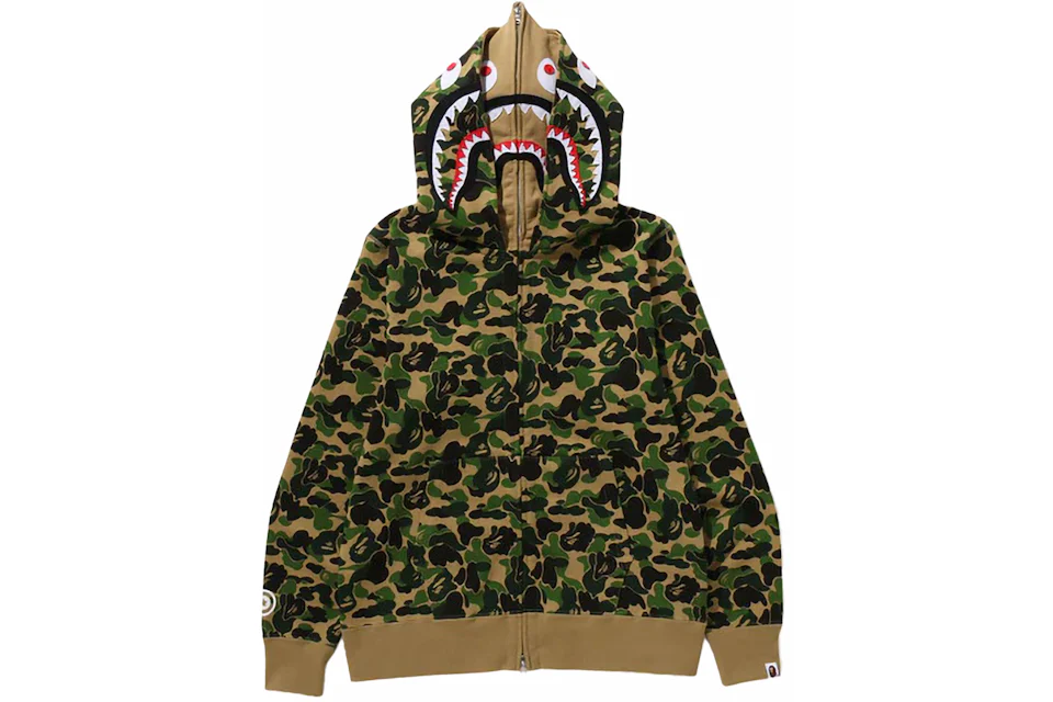 Abc shark full zip double hoodie Clearance