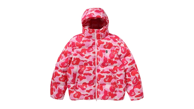 BAPE ABC Camo Down Jacket (FW25) Pink Men's - FW25 - US
