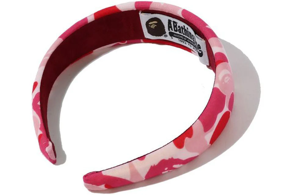 BAPE ABC Camo Headband Pink