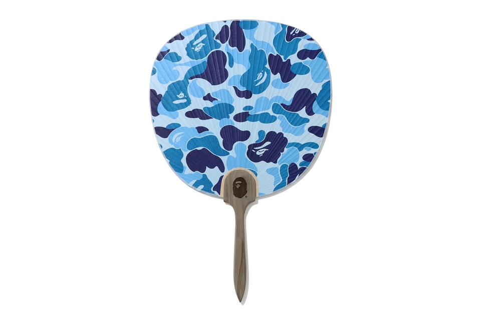 BAPE ABC Camo Japanese Fan Blue