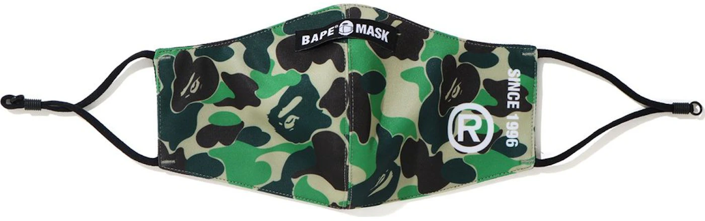 BAPE ABC Camo Mask FW20 Green Men's - FW20 - US