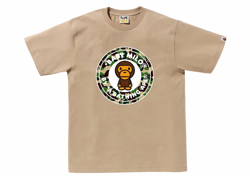 BAPE outlet GREEN BUSY WORKS TEE