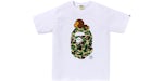 BAPE ABC Camo Milo On Big Ape Tee (SS25) White/Green