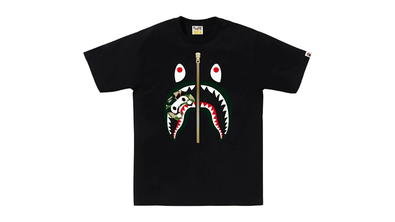 激レア APE マイロ モノグラム ポロシャツ M kaws シャーク A BATHING APE（アベイシングエイプ）の「1ST CAMO SHARK POLO M