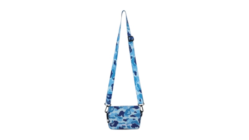 BAPE ABC Camo Mini Shoulder Bag Blue