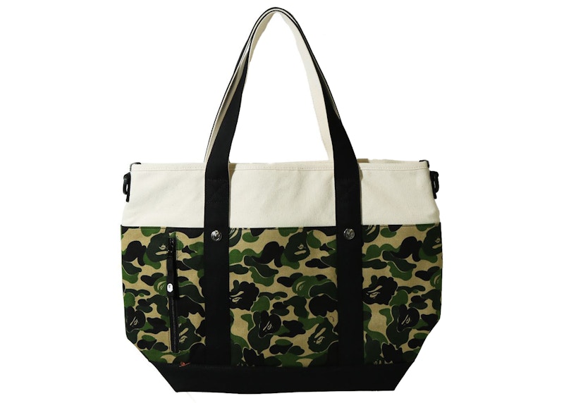 BAPE ABC Camo Mom's Tote Bag Green - SS21 - US