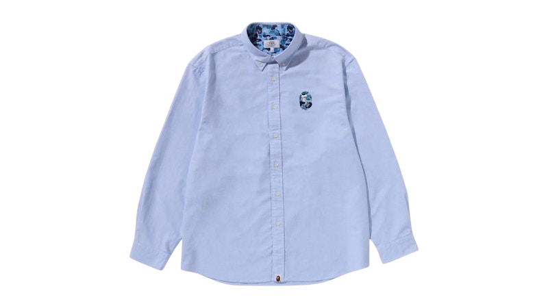 BAPE ABC Camo One Point Shirt Sax