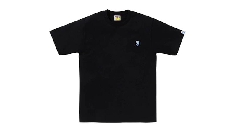 T-shirt BAPE ABC Camo One Point Nero/Blu