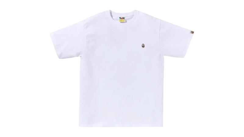 T-shirt BAPE ABC Camo One Point Bianco/Verde