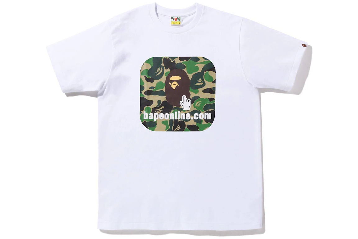 BAPE ABC Camo Online Exclusive Tee White