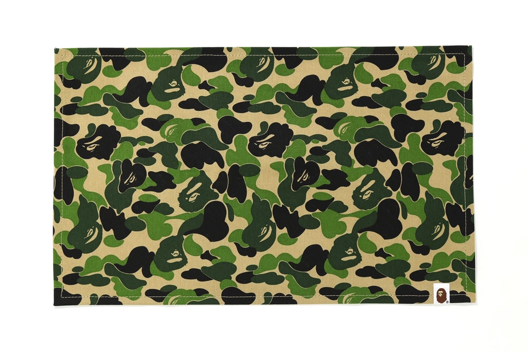 Details about   A BATHNIG APE Men's ABC CAMO RUG MAT Green From Japan Goods New 